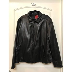 Cole Haan Lambskin Leather Jacket | Size: XL